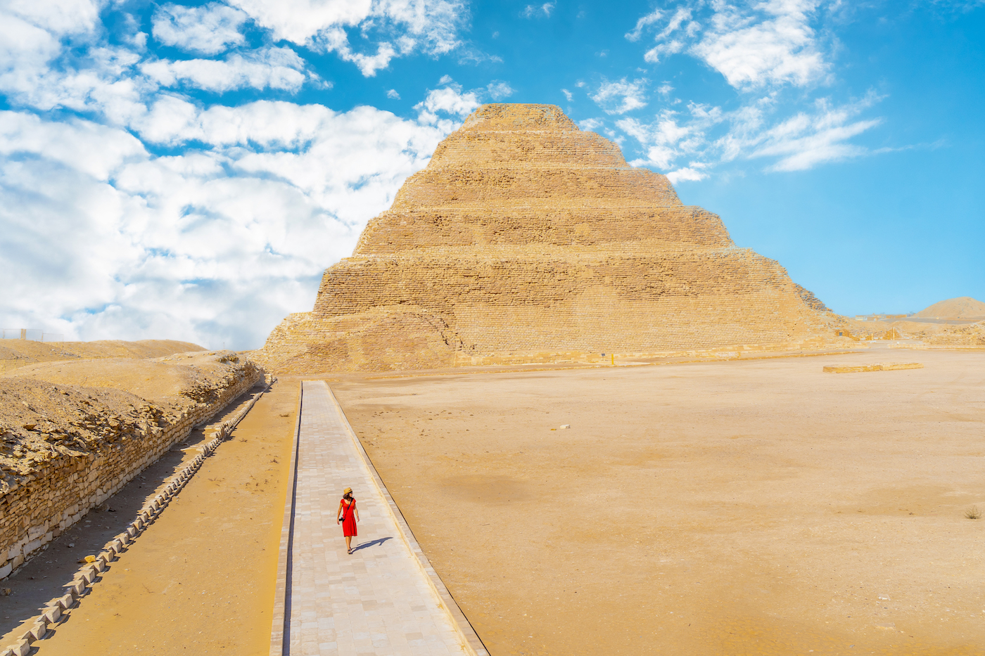 Step Pyramid at Saqqara: World's Oldest Major Stone Structure